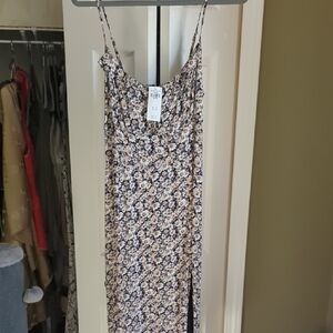 Abercrombie & Fitch Floral Spaghetti Strap Dress